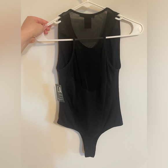 NWT black bodysuit s/m - Picture 2 of 3